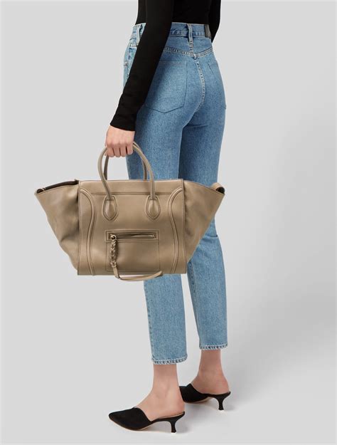 celine canvas phantom luggage|Celine luggage tote sizes.